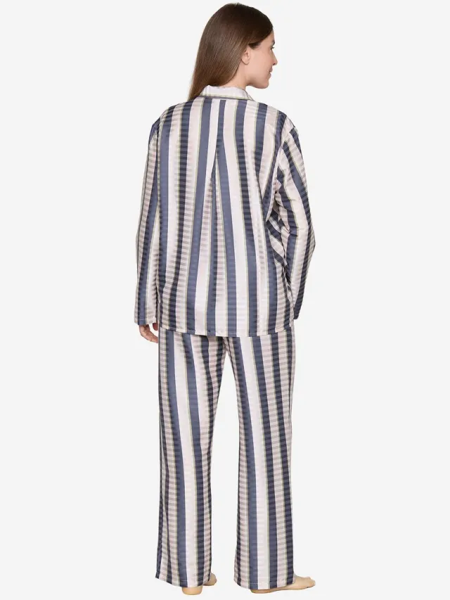 Joop! Nachthemd Loungewear OPEN GREY