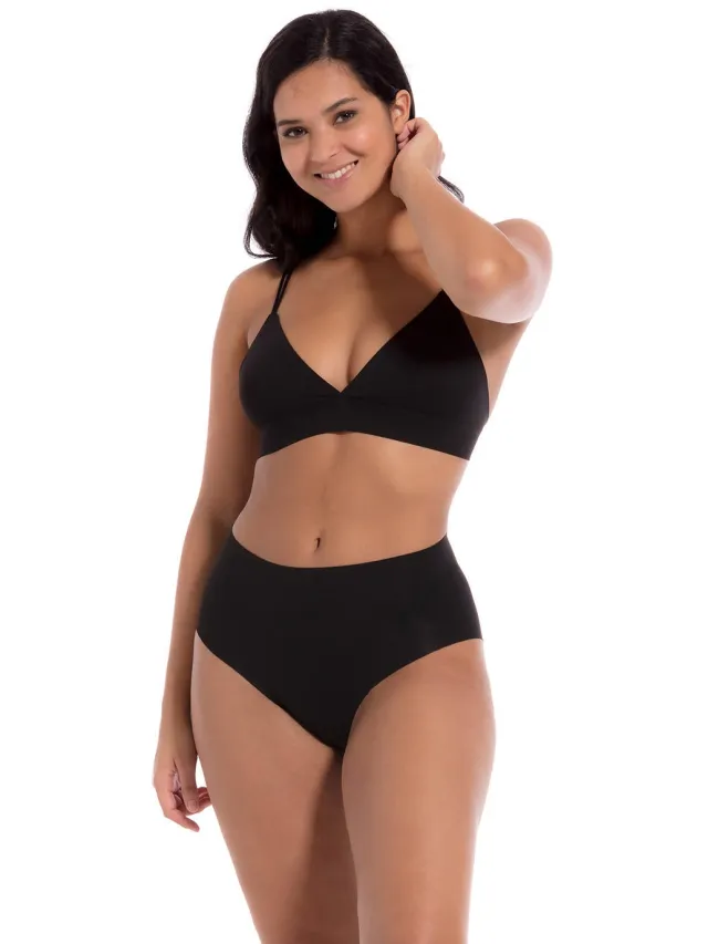 MAGIC Bodyfashion Dream Organics seamless slip zwart