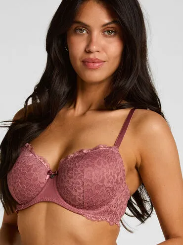 Hunkemöller Voorgevormde beugel bh Marine Paars