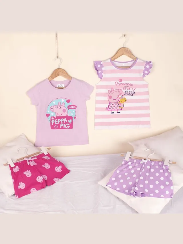 Peppa Pig Shortama Hello I'm Peppa Pig Multi colour