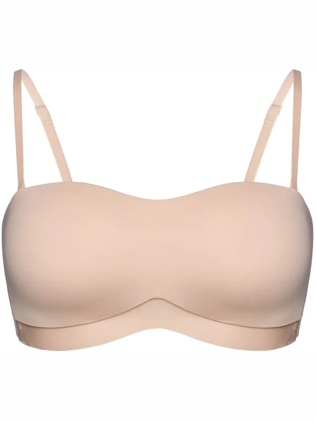 ESOTIQ Smooth 43928-80X - Voorgevormde beha - Beige - Strapless - Zonder beugel