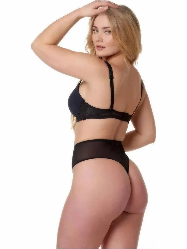 After Eden Bo high waist string zwart, foto 5