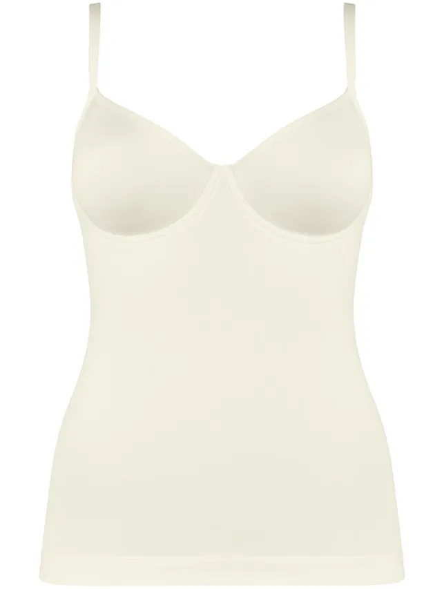 Nina von C. Nina von C BH hemdje met beugel zonder vulling - Secret shape - Zwart - Wit - Creme
