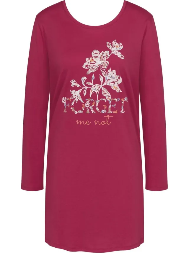 Triumph Nightdresses NDK 02 LSL X Vrouwen Nachthemd - RASPBERRY WINE