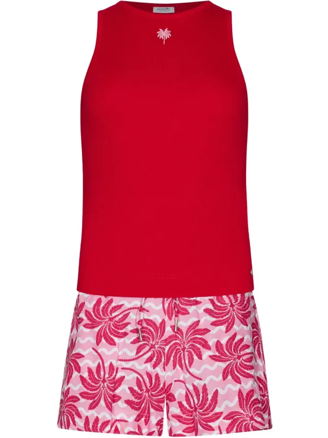 Rebelle MyRebelle - Shortama/Beach set - Palm Springs - Viscose - Roze