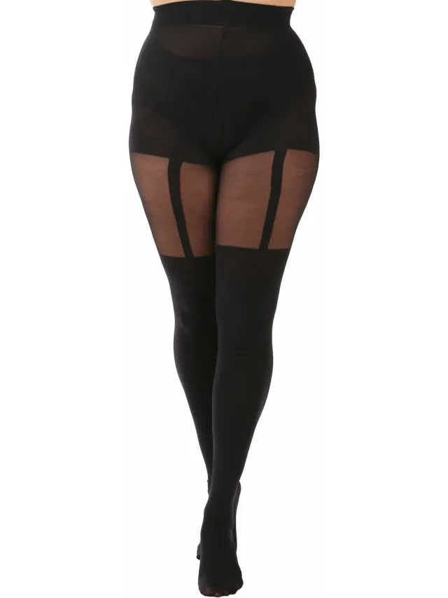 Pamela Mann jarretelpanty zwart