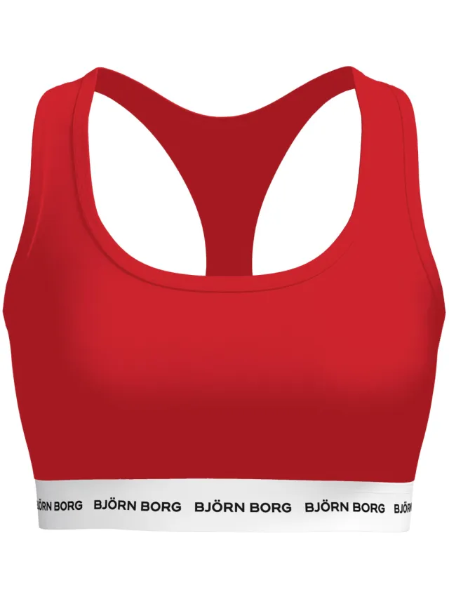 Björn Borg Logo Soft bh-top rood