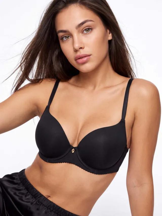 Trendyol TRENDYOLMİLLA Dames Zwart Effen Push-up BH's, foto 2