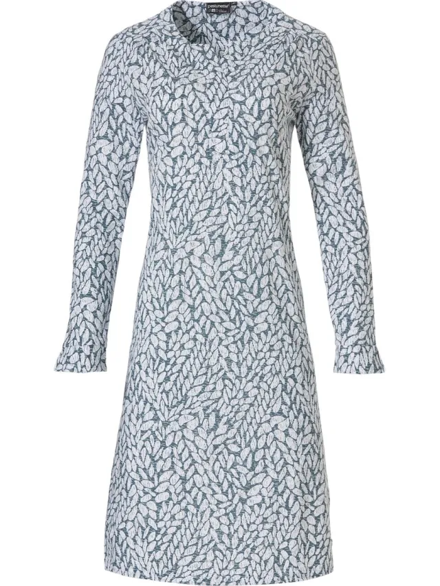 Pastunette Deluxe nachthemd - 44 - 15202-381-4 - snow - Vrouwen Blauw