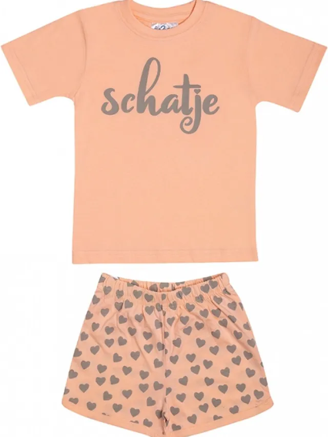 Fun2Wear Schatje Shortama - Peach Skin