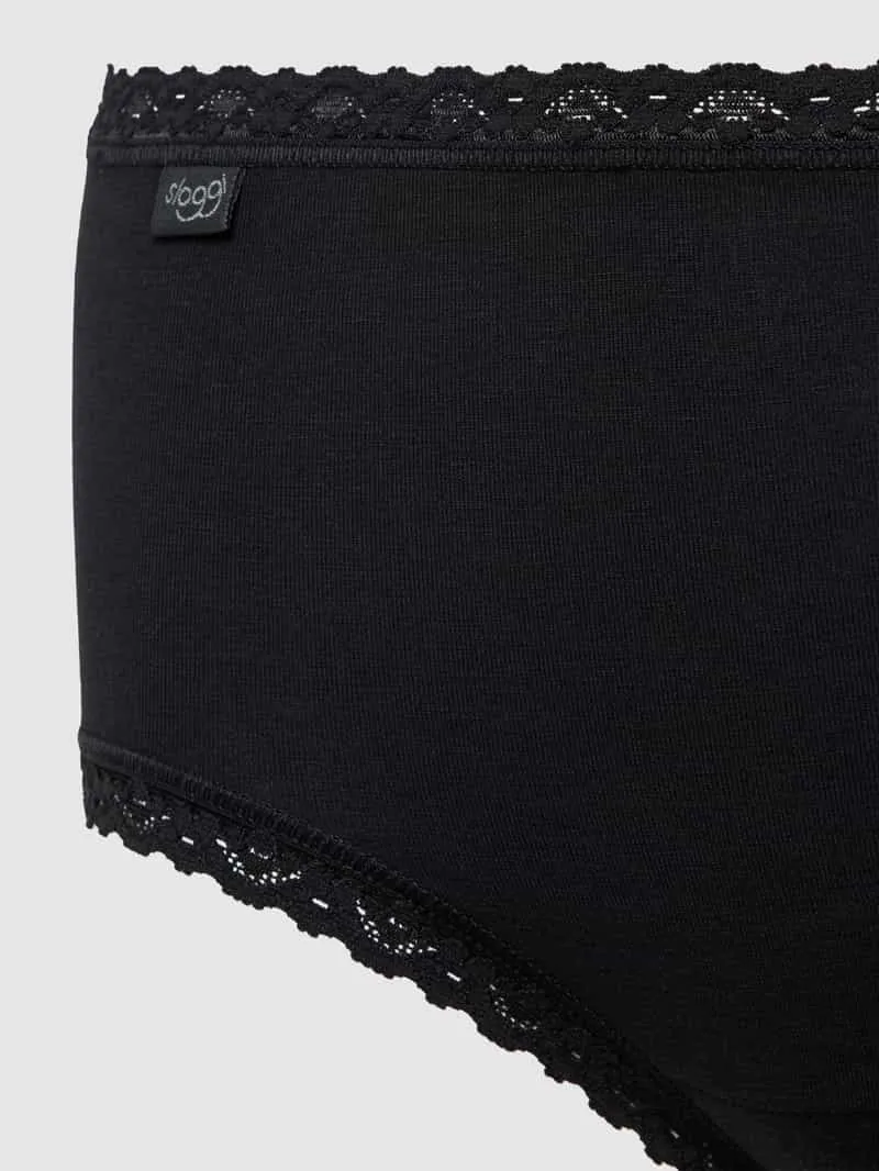 Sloggi Broek met geschulpte zoom in een set van 3 stuks zwart, foto 3