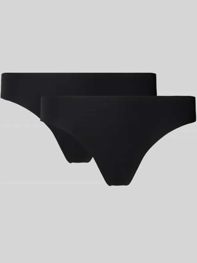 Puma String van katoenmix in set van 2 Zwart