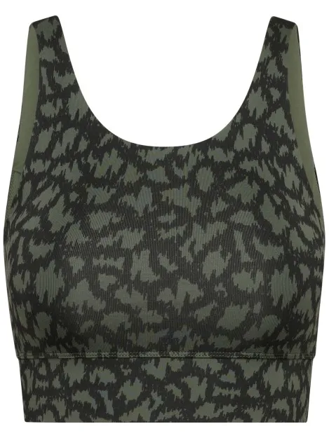 Hey Honey Bustier Safari sportbeha groen Grijs