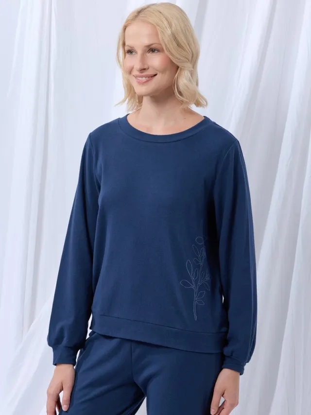 Lords & Lilies lords x lilies Dames pyjama donkerblauw