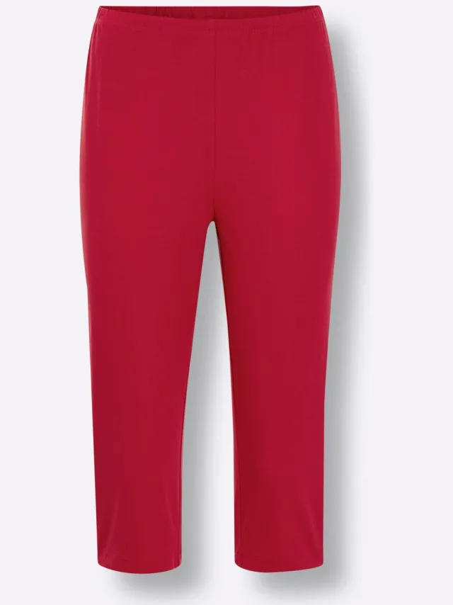 Capri-pyjama's wit/zwart bedrukt + wit/rood bedrukt, foto 2