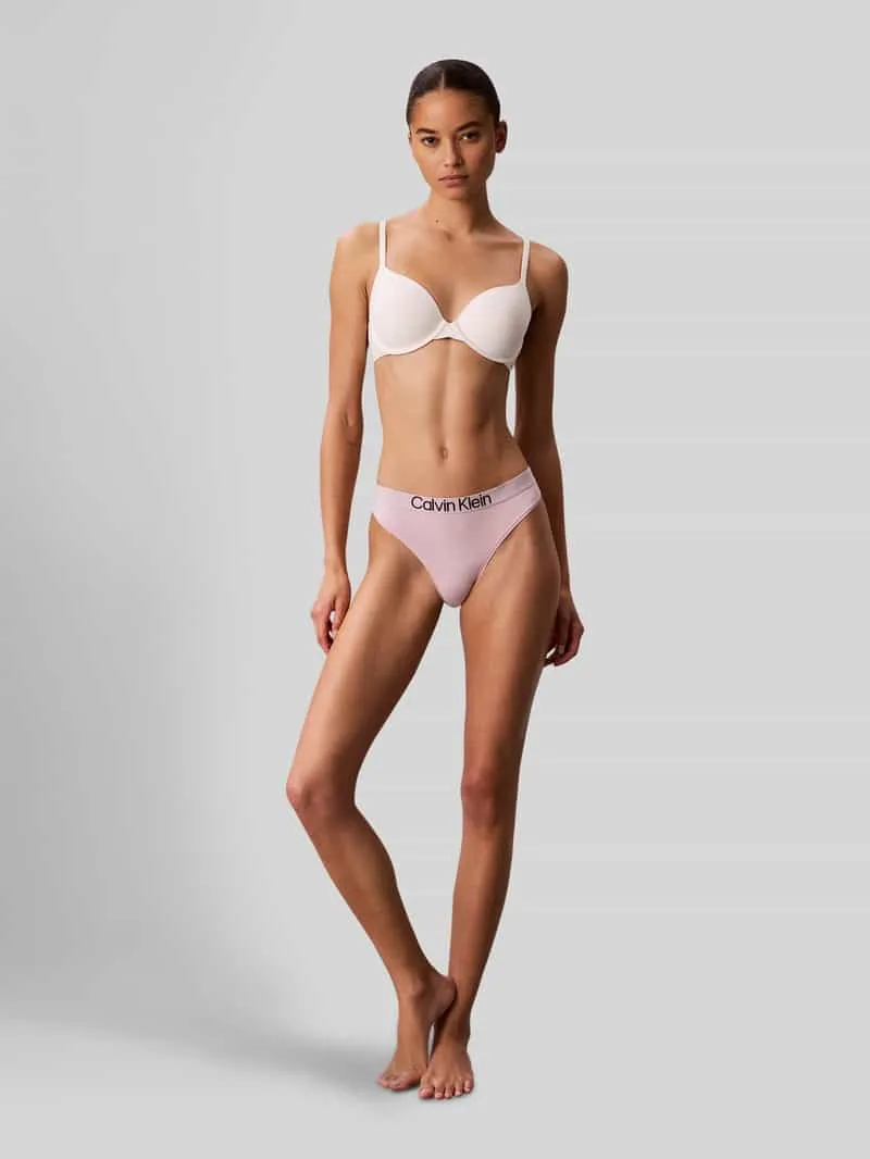 Calvin Klein String met elastische label in band Roze