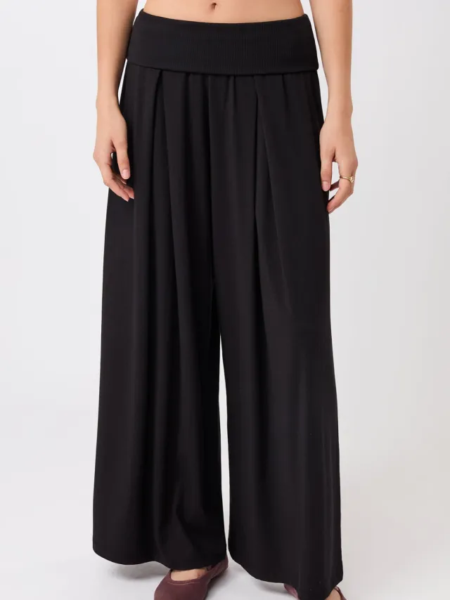 mandala dames vegan Loungebroek Mandala Zwart