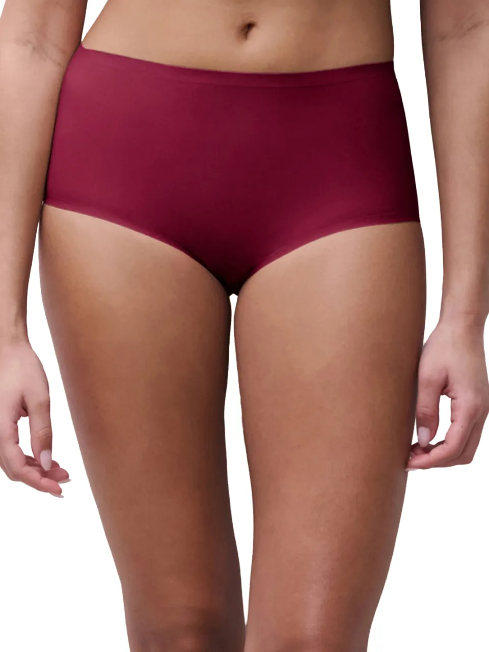 Chantelle Soft Stretch seamless maxislip donkerrood, foto 3