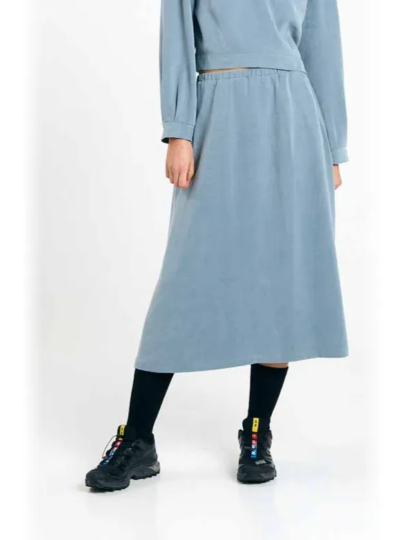 SUITE13LAB dames vegan Rok Ferro Blauwgrijs, foto 2