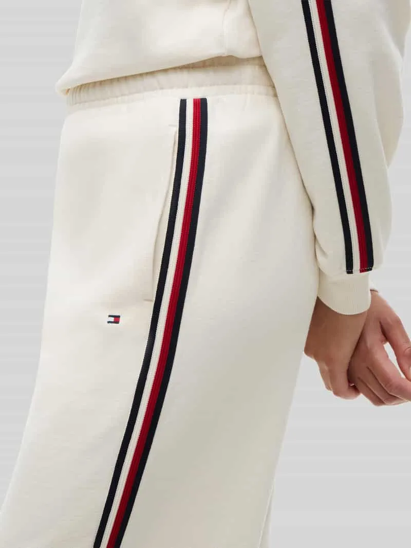 Tommy Hilfiger relaxed fit lounge-broek van puur katoen offwhite, foto 5