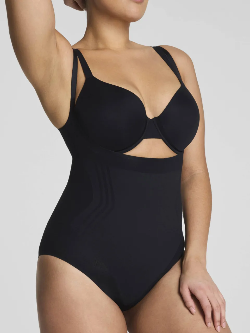 SPANX SPANXsculpt™ GoFigure seamless sterk corrigerende body Open Bust Bodysuit - zwart, foto 5