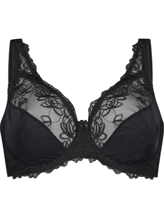 Hunkemöller Niet-voorgevormde BH Diva - zwart black