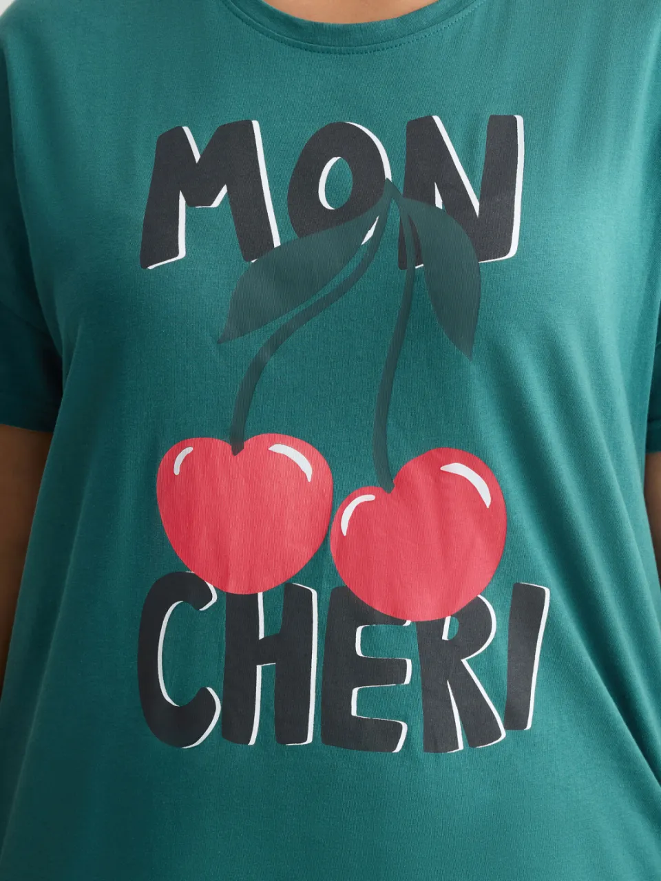 Yours Groene Mon Cheri Pyjamaset-48, foto 5