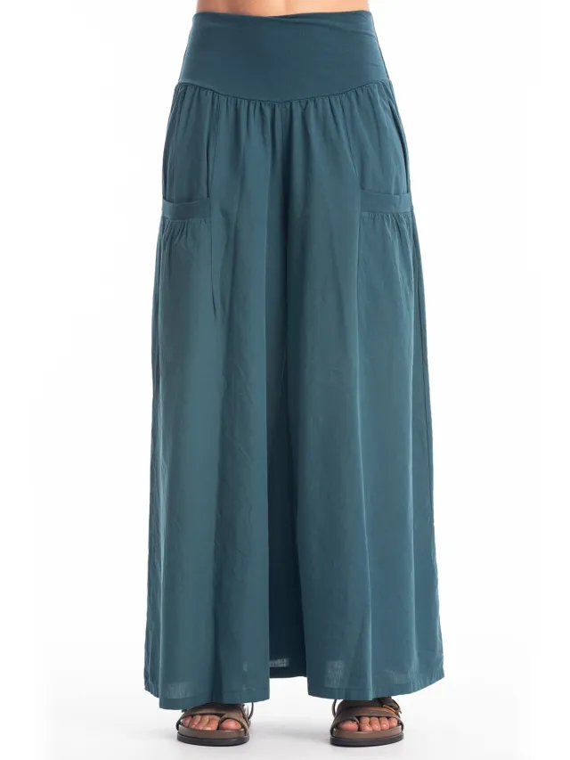 RAVENS VIEW IBIZA dames vegan Broekrok Funky Oceaanblauw Petrol