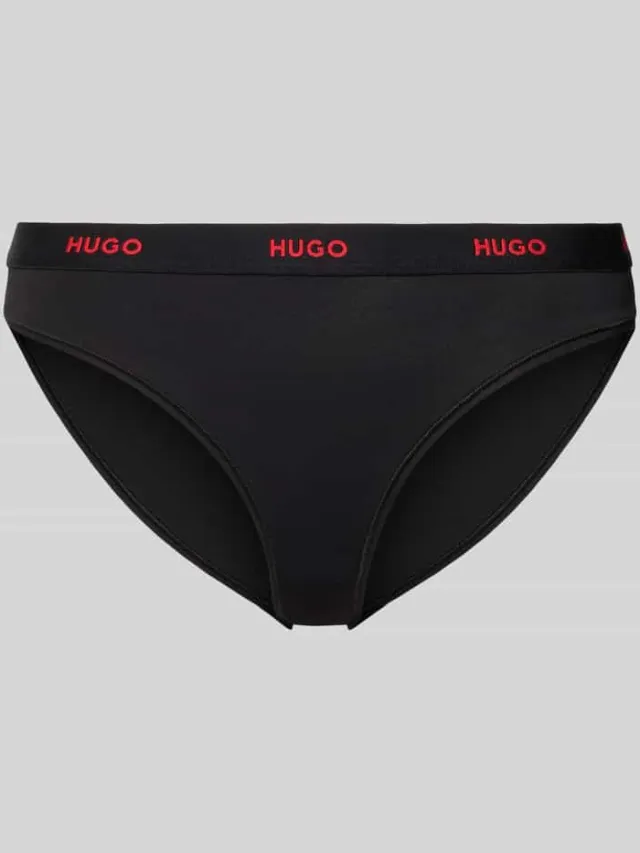 Hugo Slip van Katoenmix Model 'HUGO ID BRIEF' Zwart