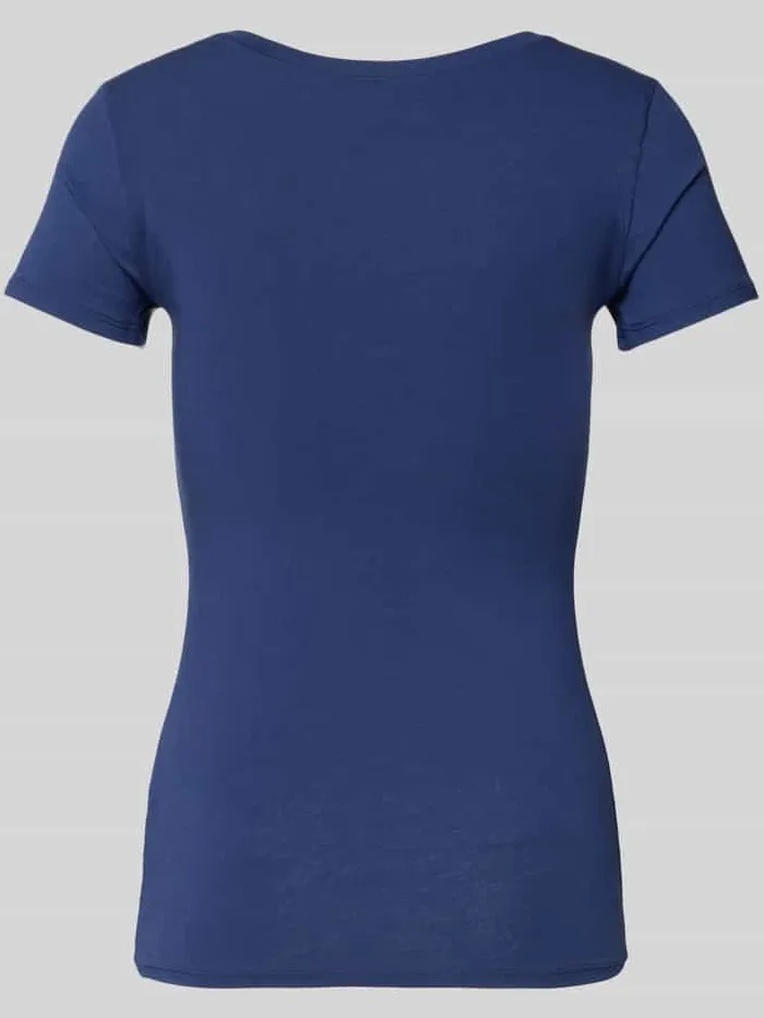 Polo Ralph Lauren Pyjamabovendeel met logostitching donkerblauw, foto 2