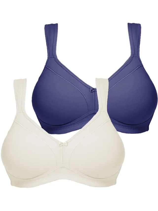 Susa 2-pack BH zonder beugel Topsy champagne uit de zee