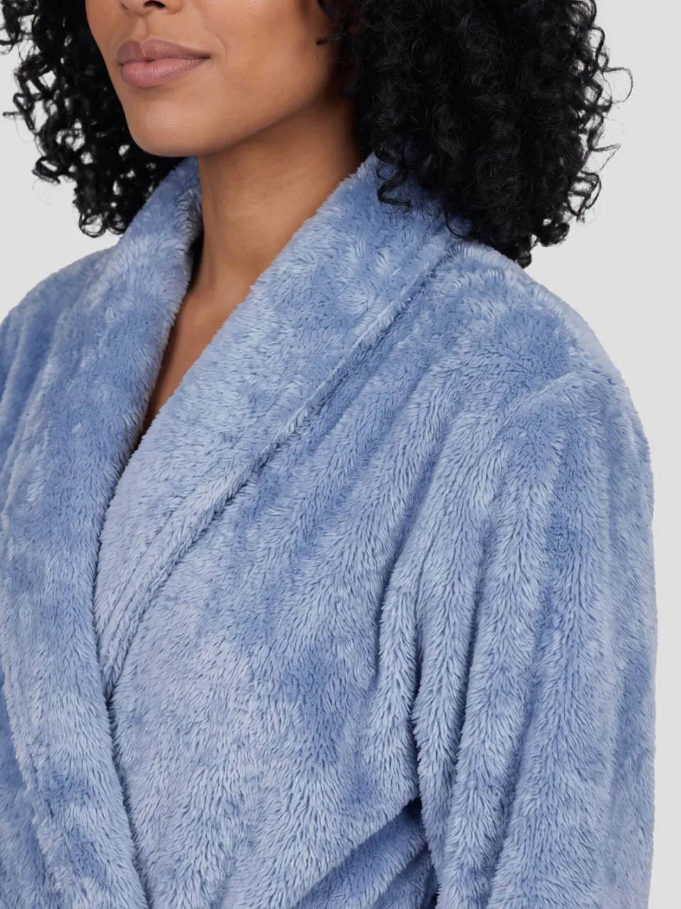 Lingadore fleece badjas - blauw, foto 3