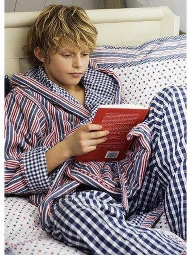 Room Seven Bailey bathrobe R7 Blue 140 blauw