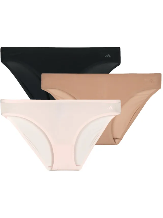 Adidas ACTIVE LIGHT FLEX slips 3-pack Beige