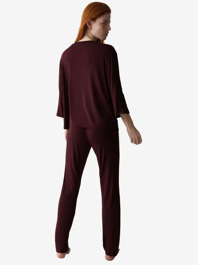 Triumph Pyjama Red Label Amourette CLARET