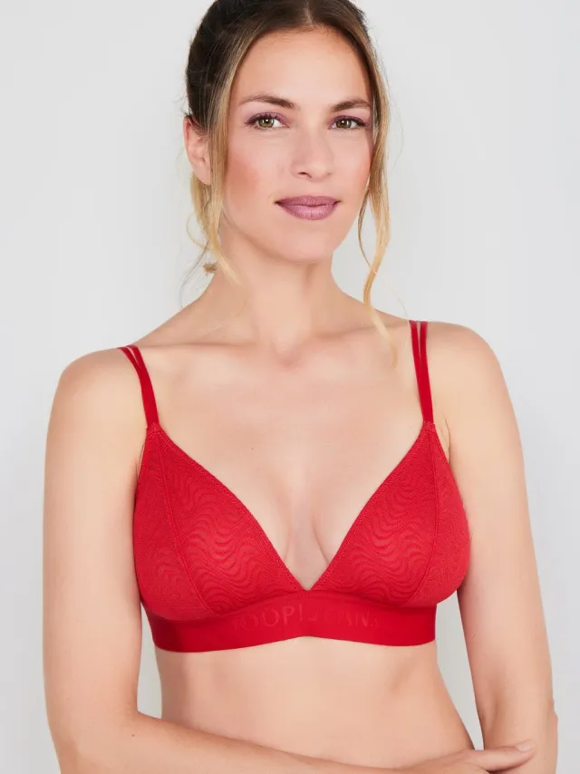 Joop! Bralette Tempting Non Padded bright red