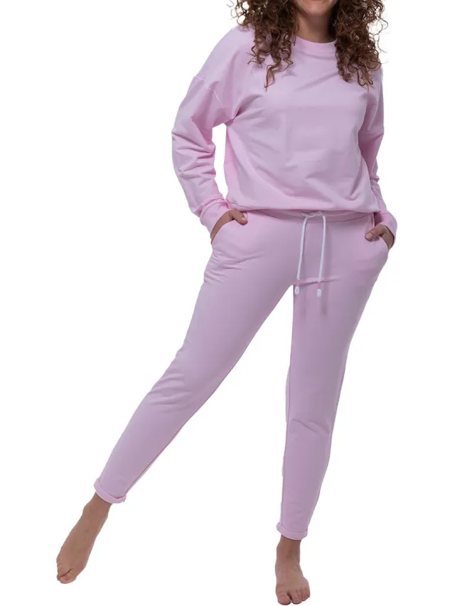 Mey Dames huispak Cozy Nights soft roze