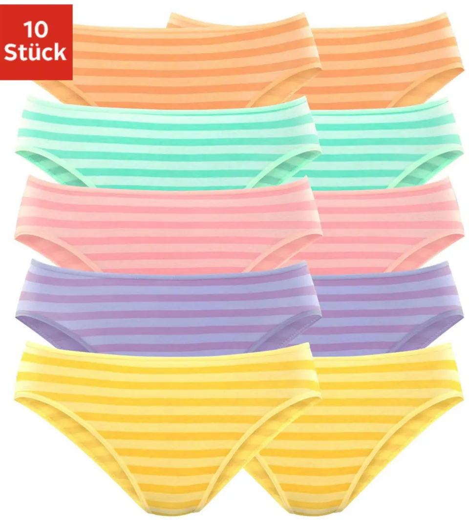 Bikinislip gestreept lila, foto 2