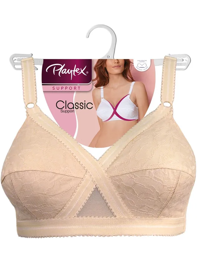 Playtex Cross Your Heart Draadloze Beha Beige
