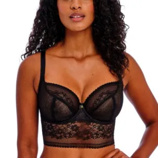 Freya Sydnie underwired longline beugel-bh zwart