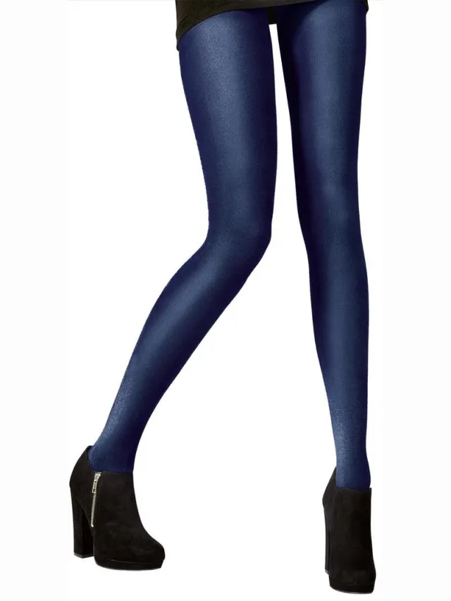 Pretty Polly Panty - Fashion - Opaque - Velvet Effect - Dikke - 60 Den. - One Size - 36/42 - Navy