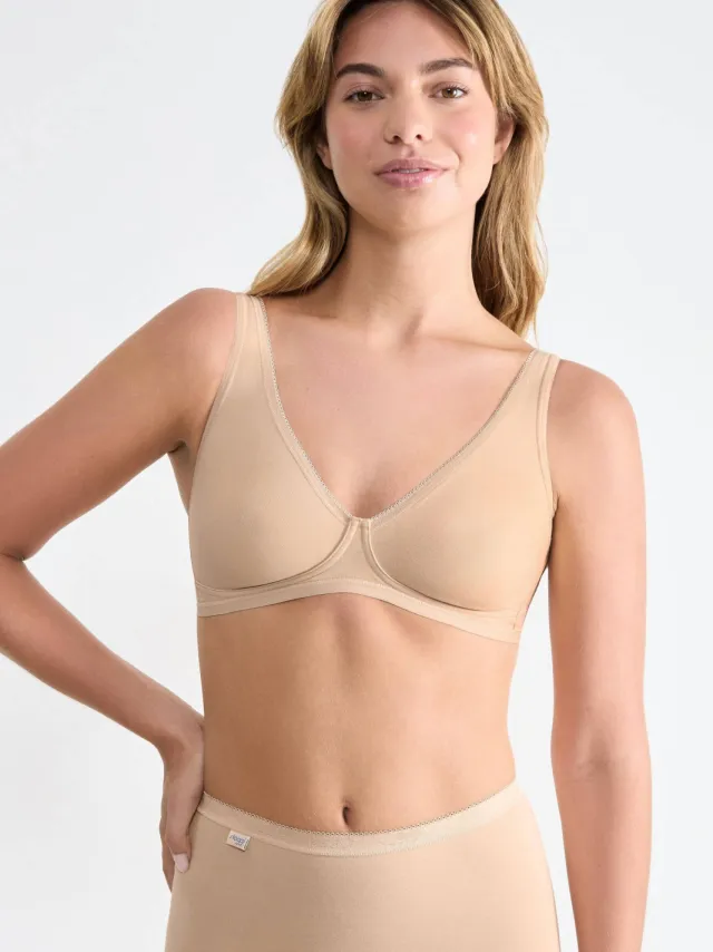 Sloggi Basic+ niet-voorgevormde bh zonder beugel beige, foto 3
