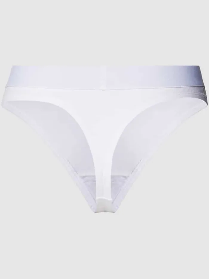 Marc O'Polo String met elastische band met logo in een set van 3 stuks wit, foto 2
