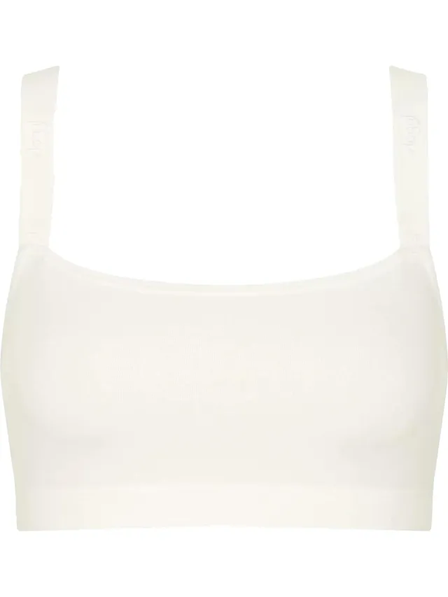 Sloggi GO Casual Top Dames Beha - SILK WHITE Wit
