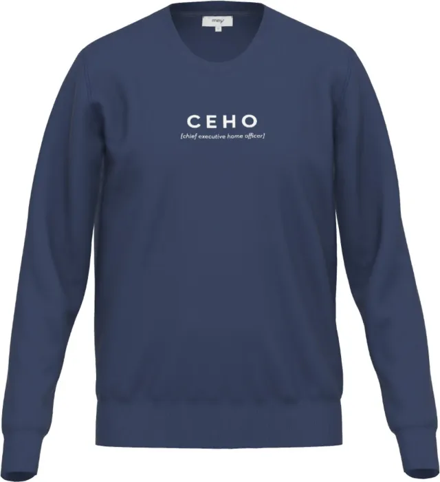 Mey Sweater Home Office Heren 30016 668 yacht blue