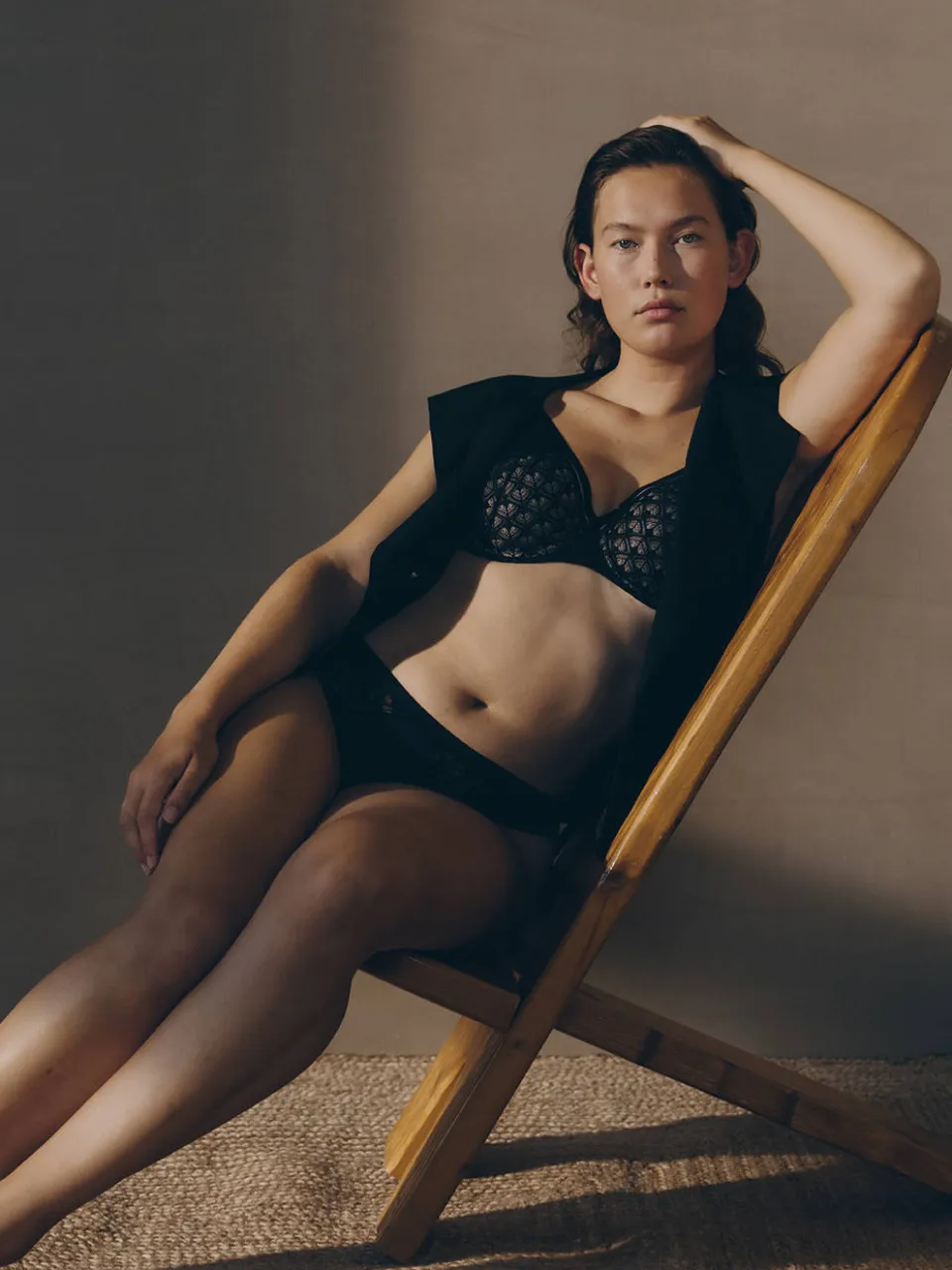 Chantelle Ace voorgevormde beugelbh lichtblauw zwart, foto 3