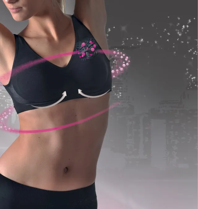 Lanaform Cosme Bra-L - Bh Dames Zonder Beugel - Sport Bh - Dames Bh - Naadloze Bh - Dames Kleding - Bh Zonder Pads Veelkleurig