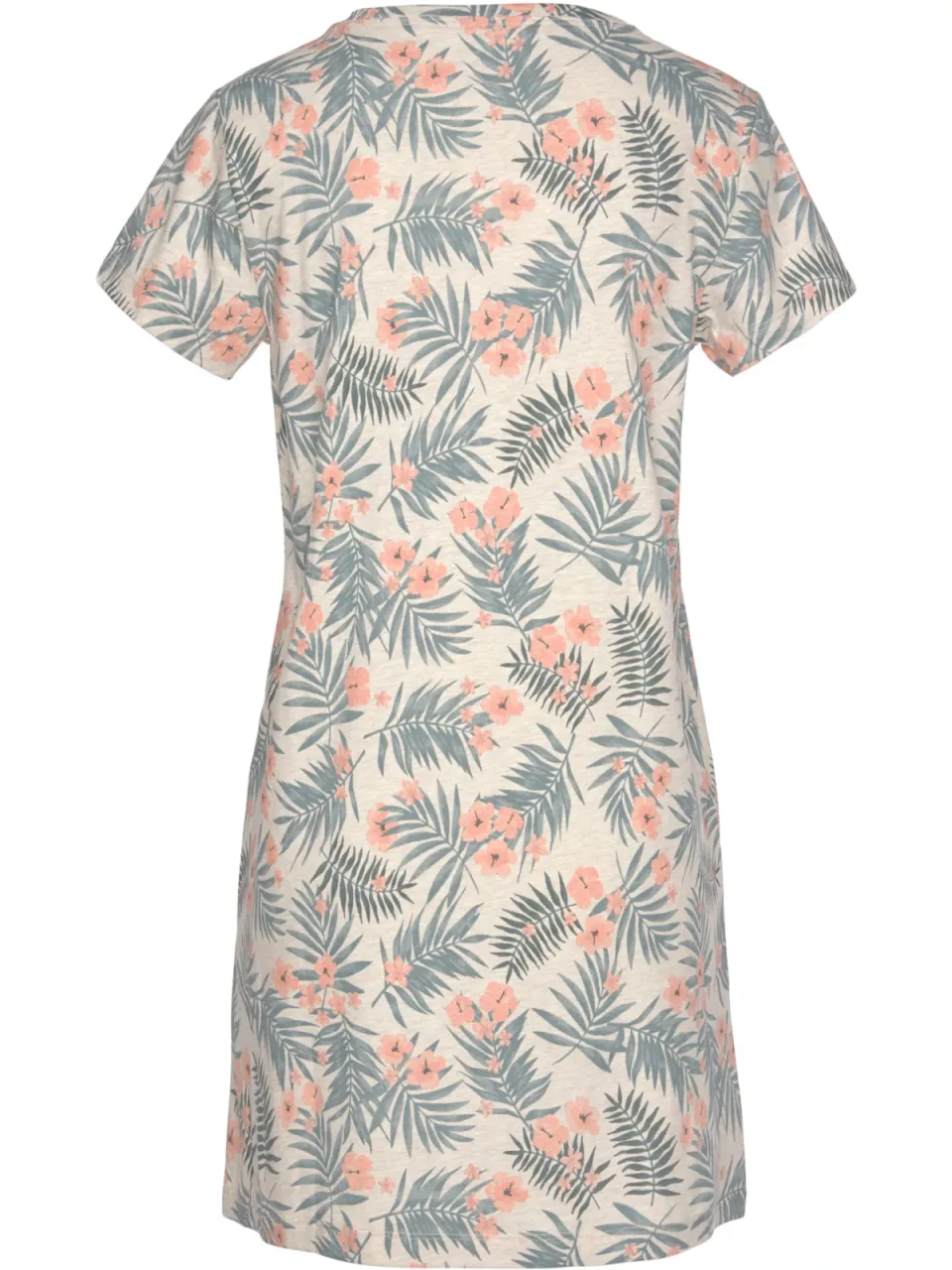nachthemd met palmenprint zand, foto 3
