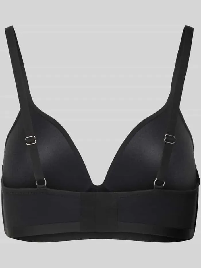 Skiny Triangelbeha met labeldetail, model 'SMARTOUCH' zwart, foto 2