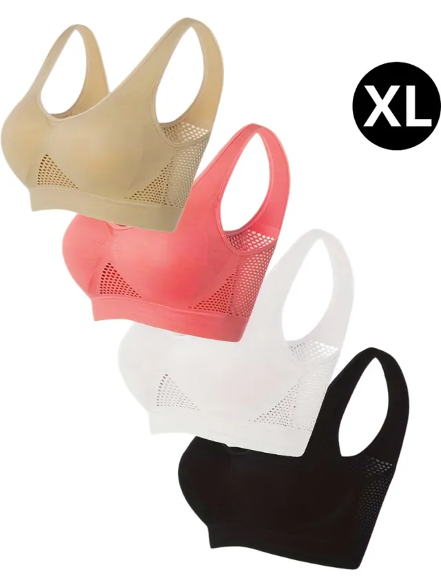 Bovista SportBH Zonder Beugel - Zonder Bandjes - Push-up Bh's - Comfort Bh - Gemengd - Sport Verschillend